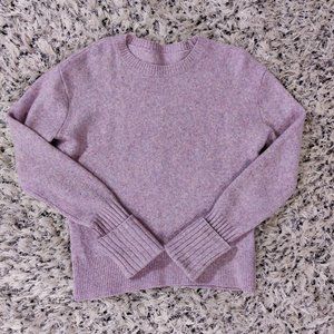 Retro Lilac Purple Soft Pastel Multicolour Sweater